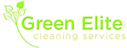 A green background with the words " green earth cleaning services ".
